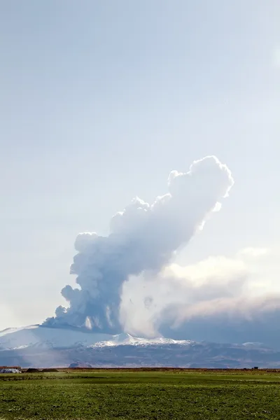 Volcán Eyjafjallajokull — Foto de Stock