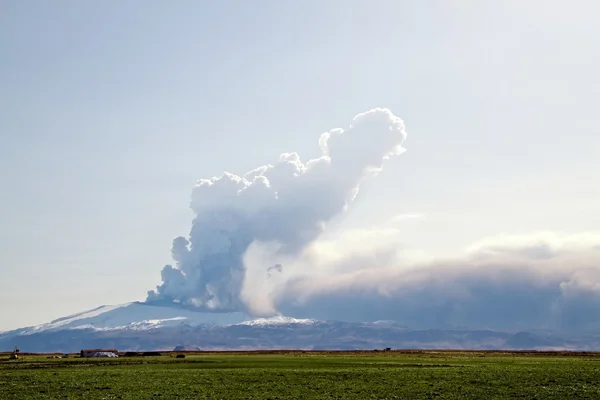 Eyjafjallajokull vulkaan — Stockfoto