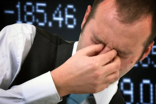 Stocks Down — Stock Photo, Image