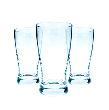 Empty glasses clipart