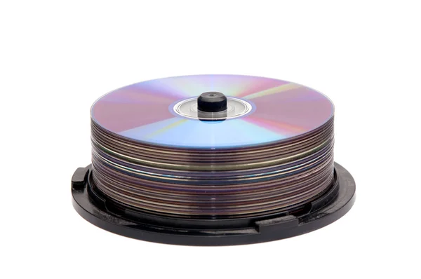 Стек DVD — стоковое фото