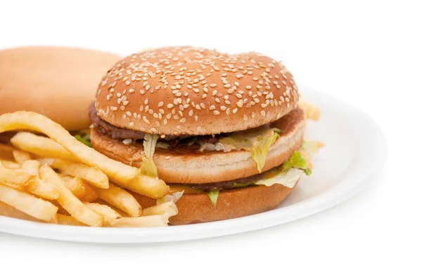 Nezdravé jídlo — Stock fotografie