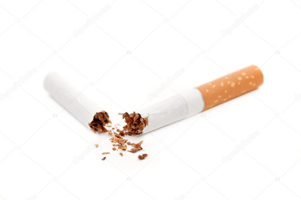 Broken cigarette
