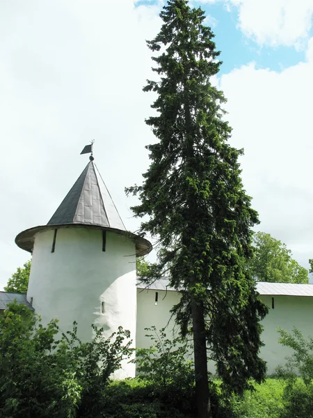 El monasterio de Pskovo-Pechersky Dormition — Foto de Stock