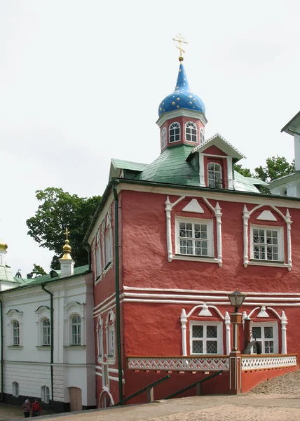 O Mosteiro da Dormição Pskovo-Pechersky — Fotografia de Stock