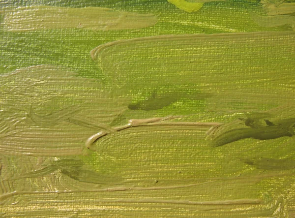 A fragment of the canvas with oil paints — Stock Photo, Image