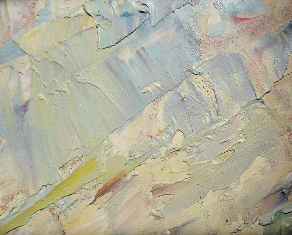 Fragmento de cartón con pinturas al óleo. Antecedentes Macro — Foto de Stock