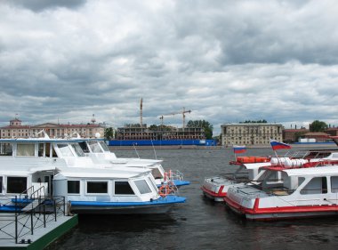 Berth on the Robespierre. St. Petersburg clipart