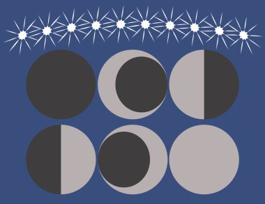 Moon Phases clipart