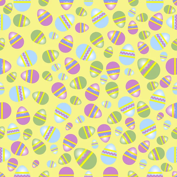 Fond d'oeuf de Pâques sans couture — Image vectorielle
