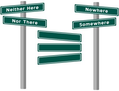 Set of Street Signs clipart