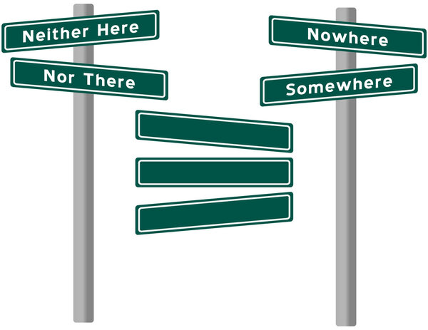 Набор уличных знаков
