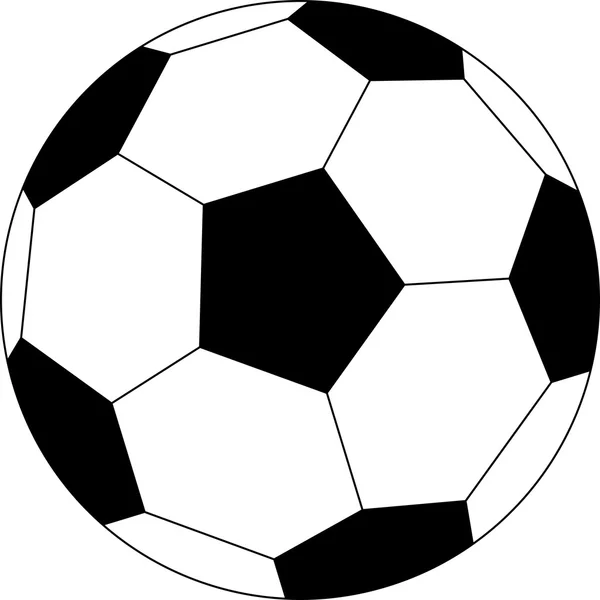 Voetbal/voetbal — Stockvector