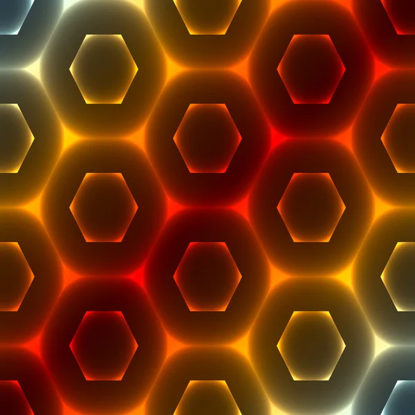 Abstrakt hexagonal bakgrund — Stock vektor
