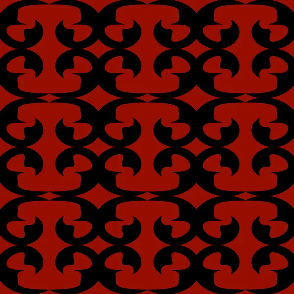 Бесшовный красный и черный фон — стоковый вектор