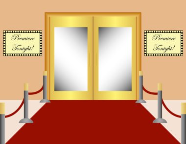 Red Carpet Background clipart