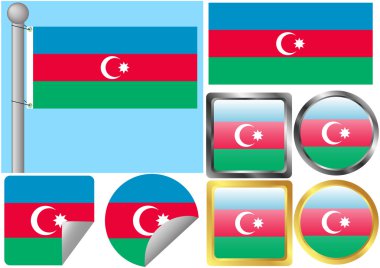 Azerbaycan bayrağı ayarlama