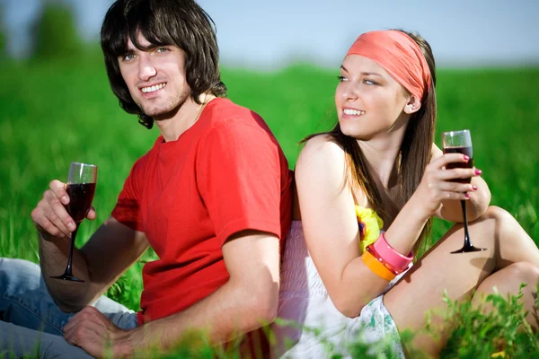Sexy meisje en jongen
