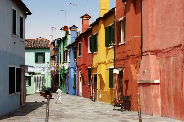 Casas multicolores — Foto de Stock