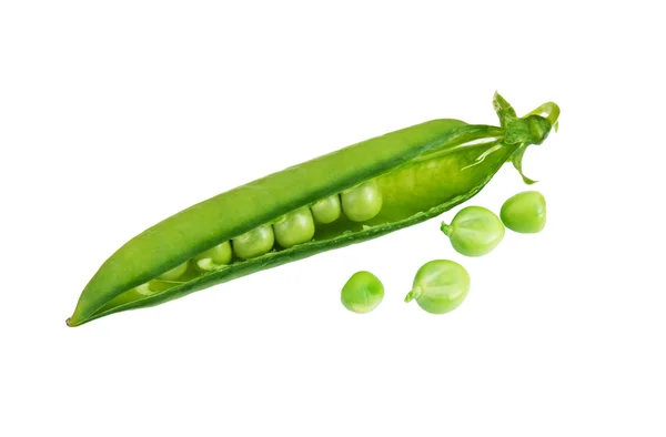Really fresh garden peas — Stock Photo, Image