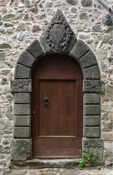 Staré kamenné dveře — Stock fotografie