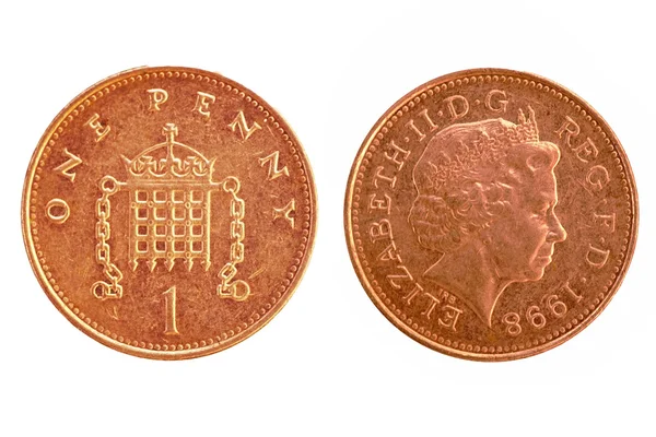 Regno Unito penny — Foto Stock
