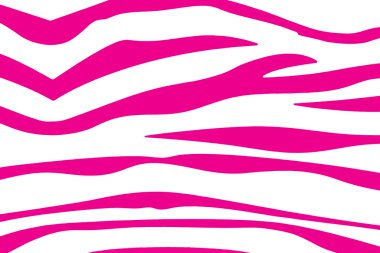 Bright pink zebra stripe background clipart