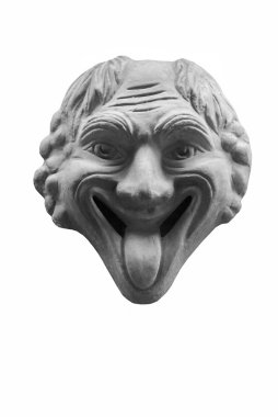 Gargoyle with tongue out clipart