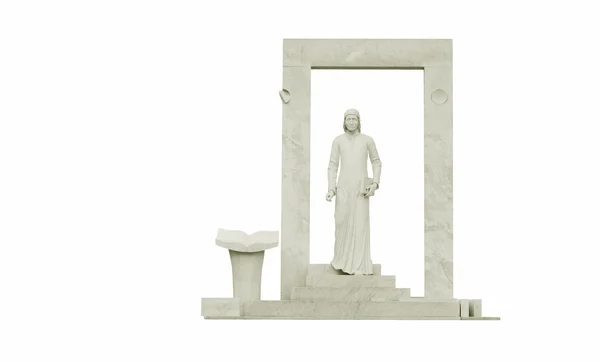 Statua di Dante ) — Foto Stock