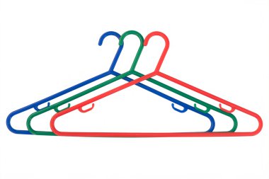 Coathangers - isolated clipart