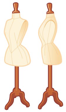 Dressmakers mannequin clipart