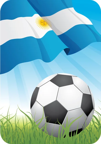 विश्व फुटबॉल चैम्पियनशिप अर्जेंटीना — स्टॉक वेक्टर