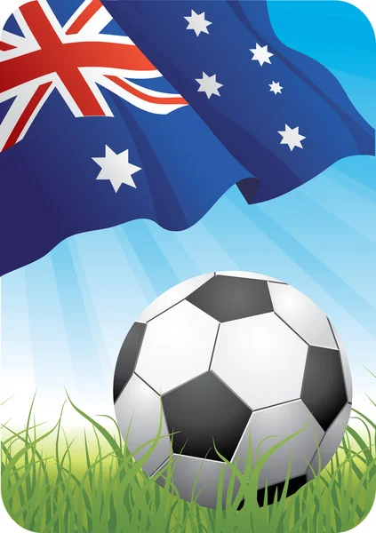 stock vector World soccer championship - Australia