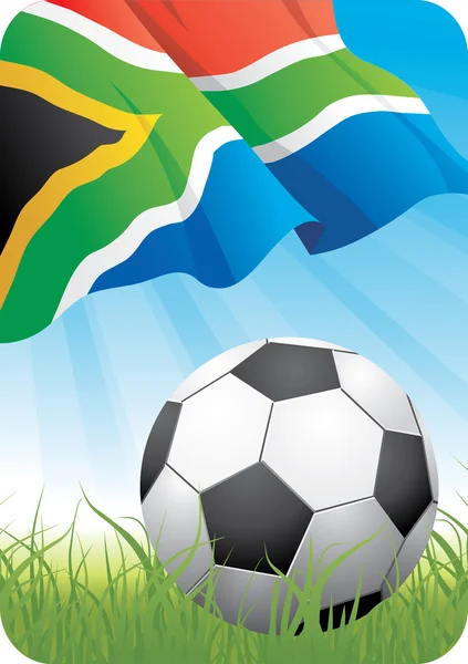 stock vector World soccer championship - South Africa