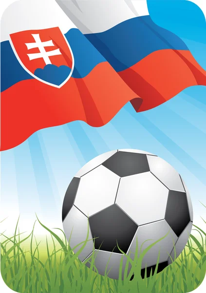 Чемпионат мира по футболу 2010 - Словакия — стоковый вектор