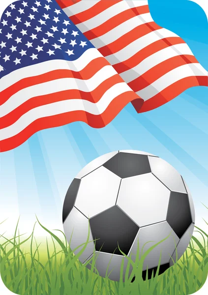 Чемпионат мира по футболу 2010 - США — стоковый вектор