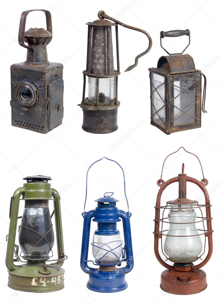 Old gasoline lamps