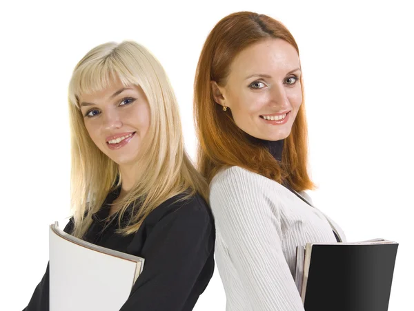 Zwei Geschäftsfrauen Stockbild