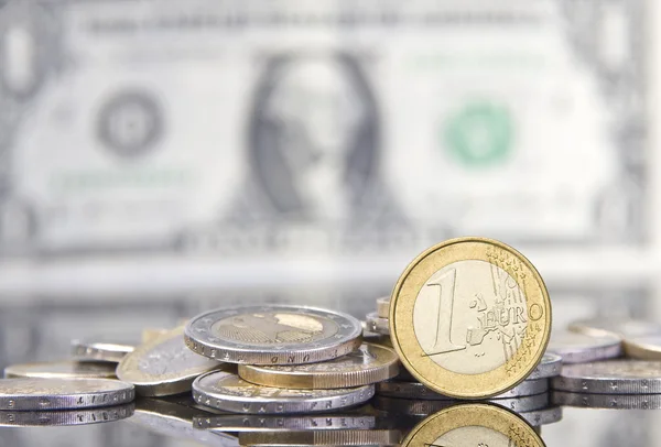 stock image Concept of euro and dollar