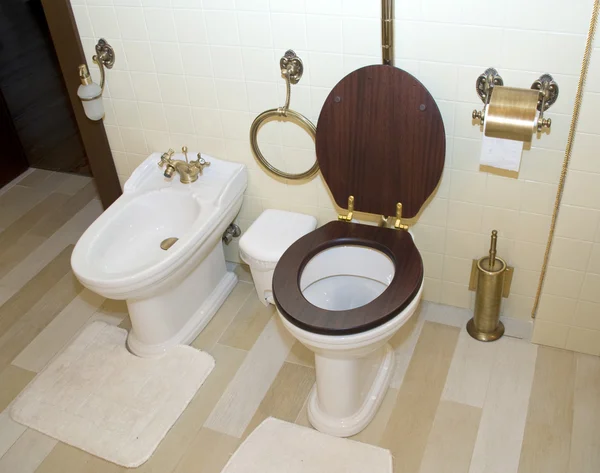 Luxe vintage toilet — Stockfoto