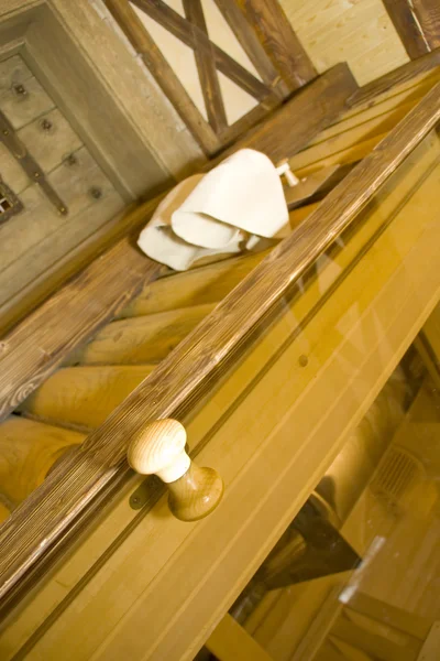 Door to sauna — Stock Photo, Image