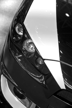 Sport car headlight clipart