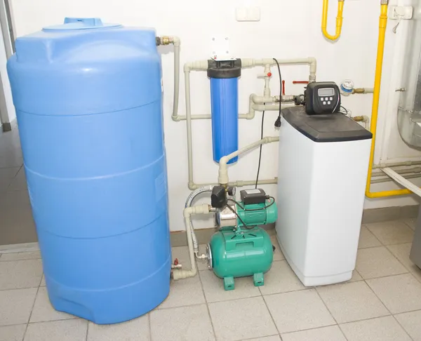 Sistema de filtragem de água — Fotografia de Stock