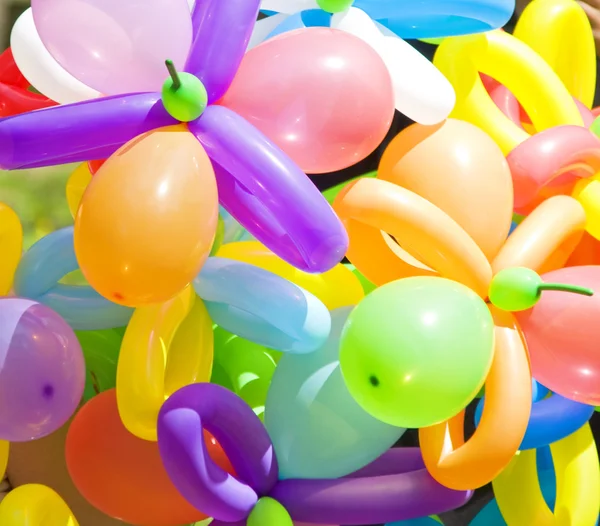 彩色气球背景 — 图库照片
