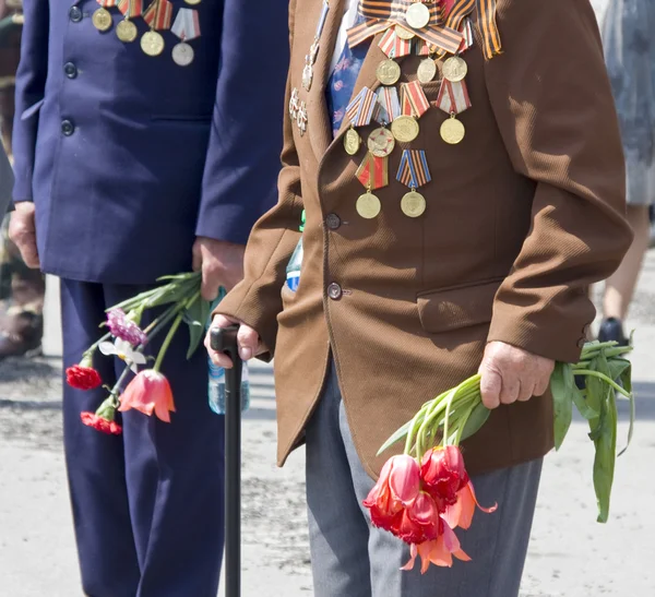 Anciens combattants de la Seconde Guerre mondiale — Photo