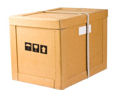 Delivery box clipart