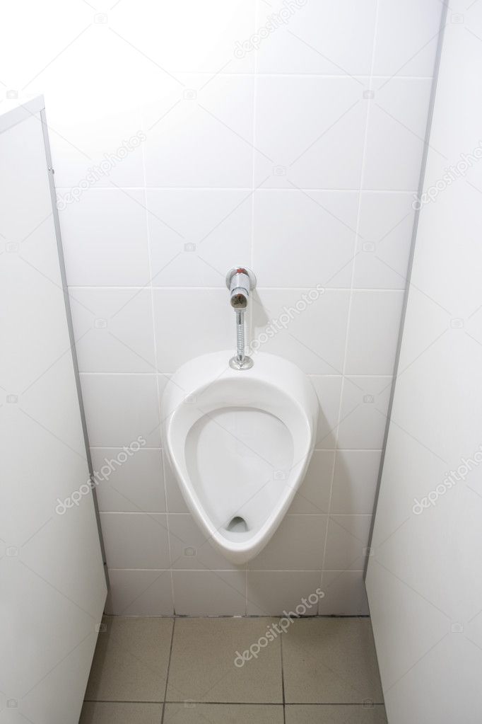 Man's toilet. Urinal