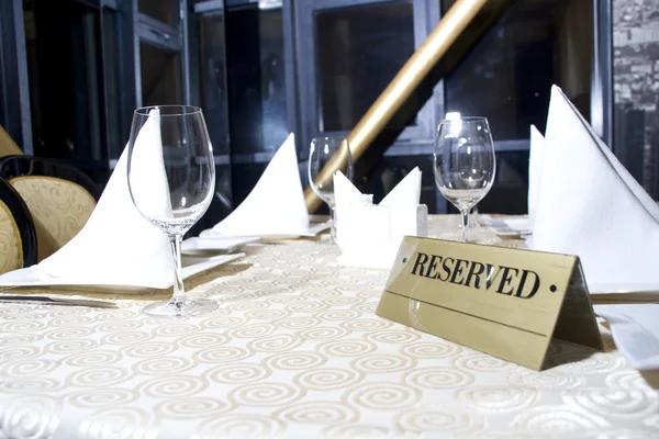 Reserved sign — Stock Photo, Image