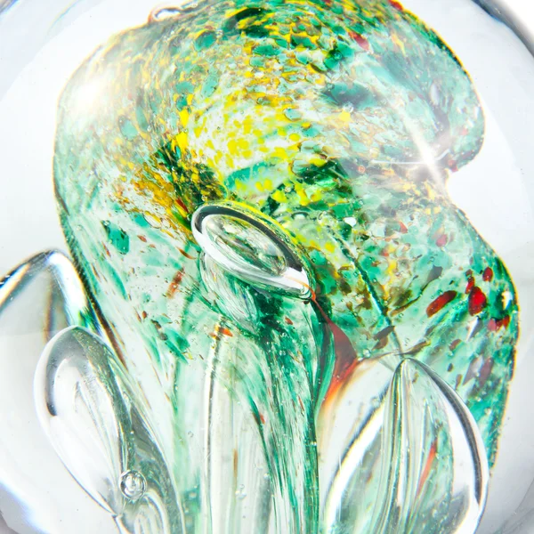 液体ガラスの抽象的な背景 — ストック写真