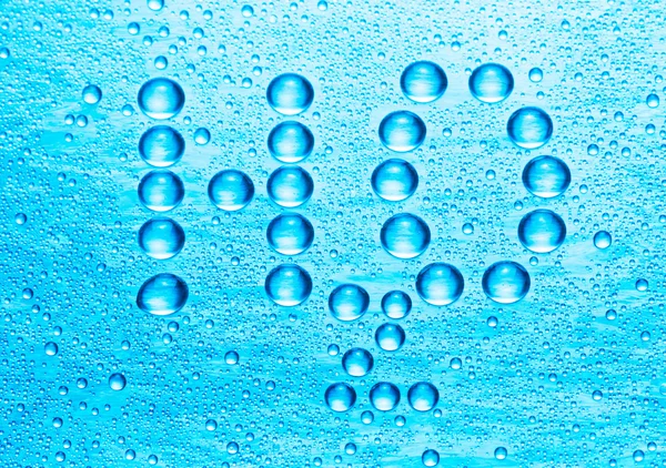 H2O — стоковое фото